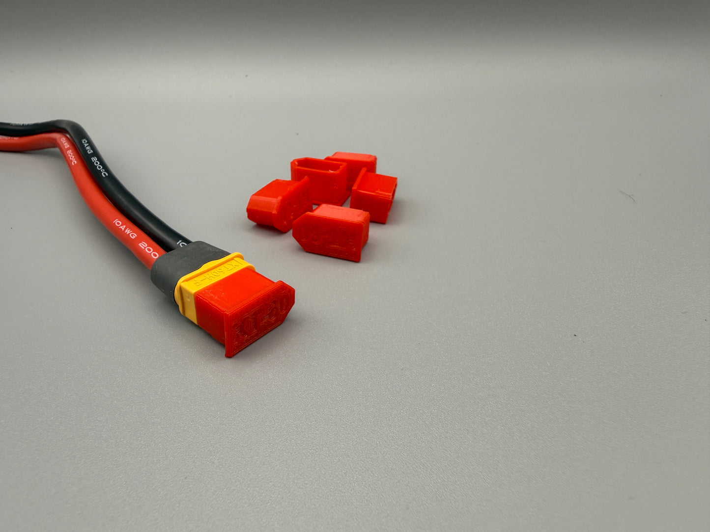 3D-Printed TPU-95 XT-60 Battery Caps - 12 Pack