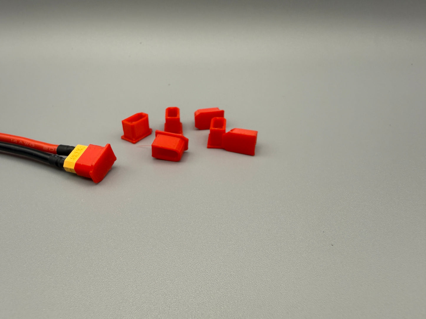 3D-Printed TPU-95 XT-30 Battery Caps - 12 Pack