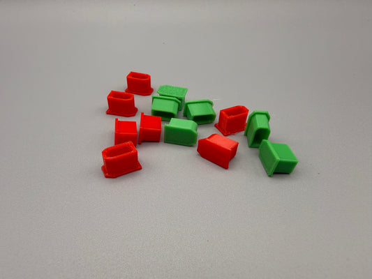 3D-Printed TPU-95 XT-30 Battery Caps - 12 Pack